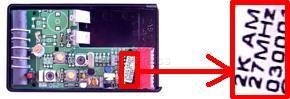 Remote: DICKERT AHS27-02 with 2 buttons