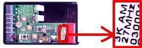 Remote: DICKERT AHS27-03 with 3 buttons