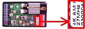 Remote: DICKERT AHS27-04 with 4 buttons