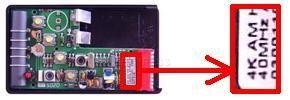 Remote: DICKERT AHS40-04 with 4 buttons