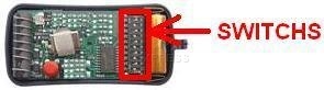 Remote: EUROPE-AUTO AKMY1 26.995 MHz with 1 buttons