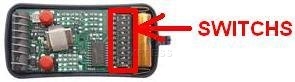 Remote: EUROPE-AUTO AKMY2 26.995 MHz with 2 buttons