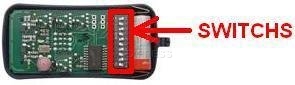 Remote: EUROPE-AUTO ARMY1 with 1 buttons