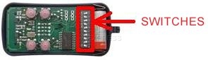 Remote: ALLMATIC ARMY4 with 4 buttons