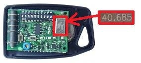 Remote: BELFOX DHS 40-4 with 4 buttons