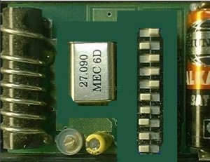 Remote: CARDIN S27-1M with 1 buttons