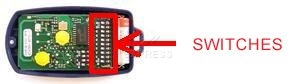 Remote: DEA 433-2 with 2 buttons