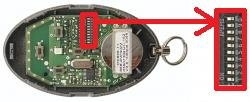 Remote: DICKERT HS-868-21 with 4 buttons