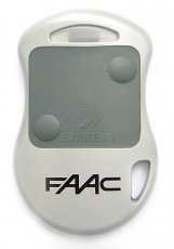 Remote: FAAC DL2-868SLH with 2 buttons