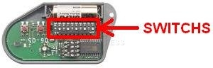Remote: BENINCA LOTX1PS with 1 buttons