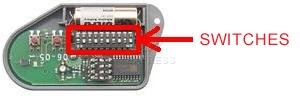 Remote: BENINCA LOTX2PS with 2 buttons