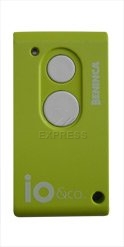 Remote: BENINCA IO GREEN with 2 buttons