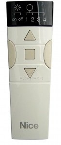 Remote: NICE ERGO 4 with 5 buttons