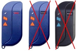 Remote: FAAC TML2-433-SLR with 2 buttons