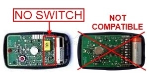 Remote: NICE FLO1R with 1 buttons