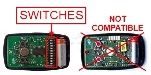 Remote: NICE WS2 with 2 buttons