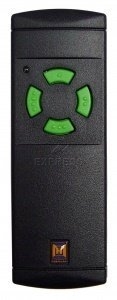 Remote: H�RMANN HS4 26.995 MHz with 4 buttons