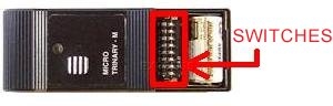 Remote: ALBANO MICROTRINARY-M60 with 1 buttons
