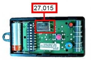 Remote: DICKERT MAHS27-01 with 1 buttons