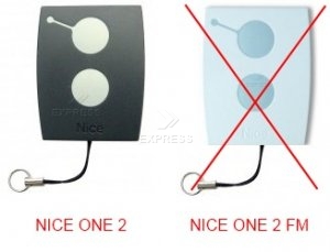 Remote: NICE ONE 2 with 2 buttons