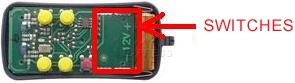 Remote: ALLMATIC PASS-4 with 4 buttons