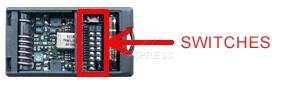 Remote: CARDIN S38-TX4-M with 4 buttons