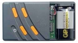Remote: SOMFY 40.680 MHz 4K with 4 buttons