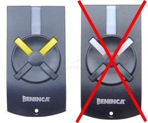 Remote: BENINCA T2WK with 2 buttons