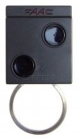 Remote: FAAC T2 868 SLH with 2 buttons