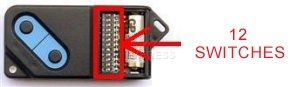 Remote: FAAC 868DS-2 with 2 buttons