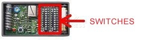 Remote: BFT TO1 with 1 buttons