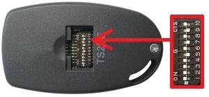 Remote: DOITRAND TS4DE with 4 buttons