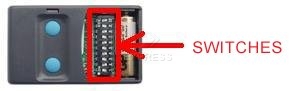 Remote: SEAV TXS2 with 2 buttons