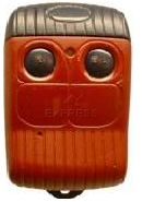 Remote: ALLMATIC BRO2WN red with 2 buttons