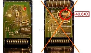 Remote: DELMA KING 433MHz 2CH with 2 buttons