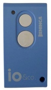 Remote: BENINCA IO BLUE with 2 buttons