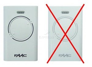 Remote: FAAC XT2 868 SLH with 2 buttons