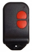 Remote: ALLTRONIK S429-mini 433 MHz red with 2 buttons
